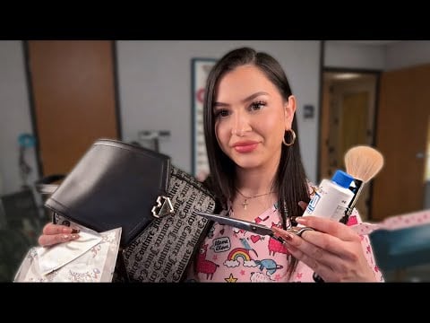 ASMR School Nurse Checks Your Backpack for Lice 👀 (Not a Pencil in Sight)