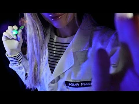 ASMR Relaxing Doctor Checkup and calm Whispered Tests for Sleep