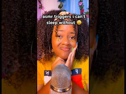 asmr triggers i CAN’T sleep without 😩 #asmr #shorts