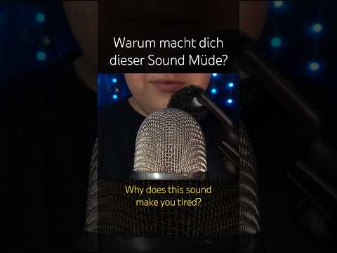 Warum macht dich dieser Sound müde? 🥱 #asmr