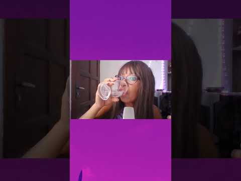 ASMR DRINKING WATER   DRINK SOUNDS  #asmr #shorts