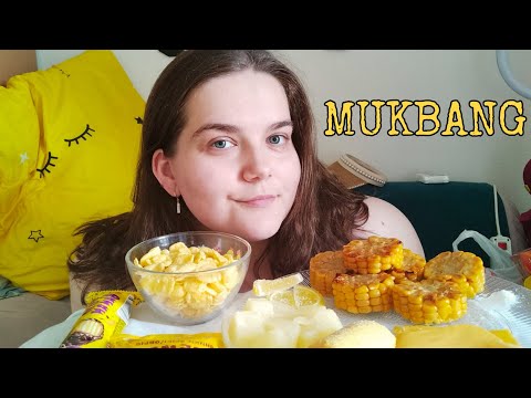 Мукбанг • тихий голос • yellow food • осторожно, дрель.