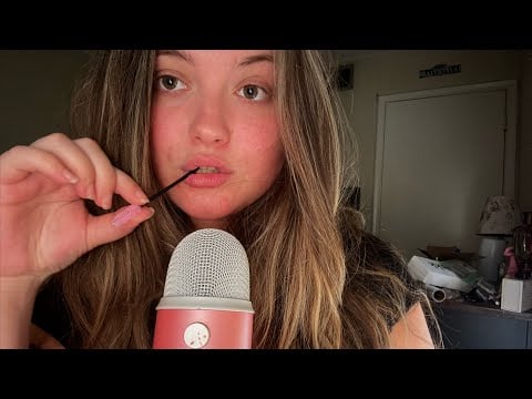 “lower lash line” w/tracing, spoolie nibbling, mouth sounds, rambling, word rep + more!