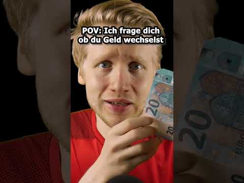 ASMR - POV: Ich frage dich ob du Geld wechselst! #shorts #asmr #roleplay #deutscheasmr
