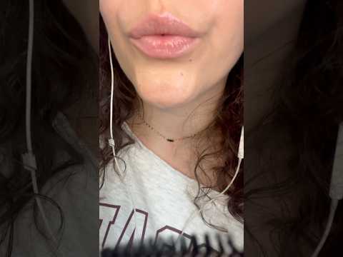 ✨ ASMR Eyebrow Brushing + Mouth Sounds for Instant Tingles