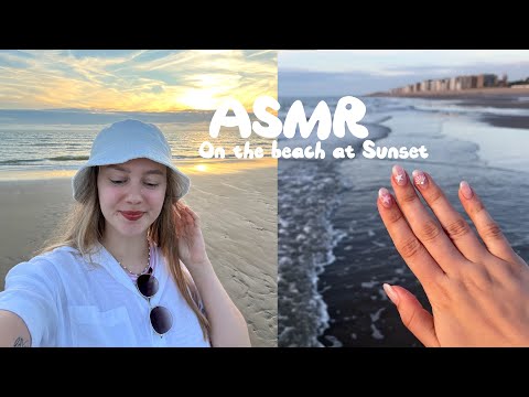 ASMR on the Beach 🌊 Tapping + Ocean sounds for Instant Relaxation