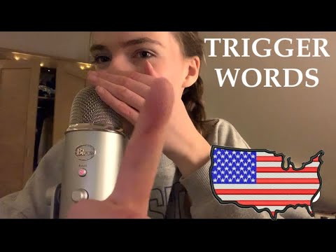 ASMR trigger words in English