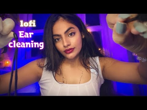 YOUR EARS NEED THIS 👂💜lofi Hindi Asmr Ear cleaning 