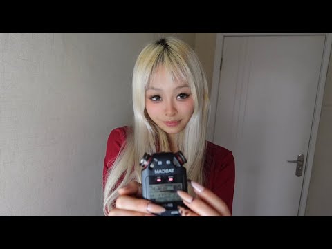 ASMR tascam rubbing & scratching