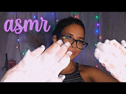 ASMR - LIMPEZA DE PELE SUPER RELAXANTE 💖