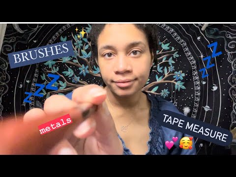 ASMR - Brushing, Metal and Measuring (Linda)