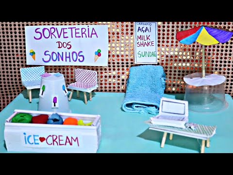 ASMR: MINI SORVETERIA  🍦🍨 (atendimento relaxante )