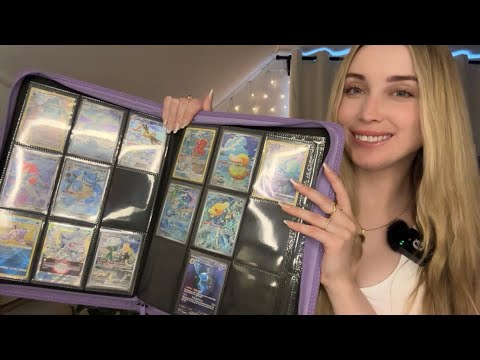 ASMR Organize My Pokémon Binder with Me 💛
