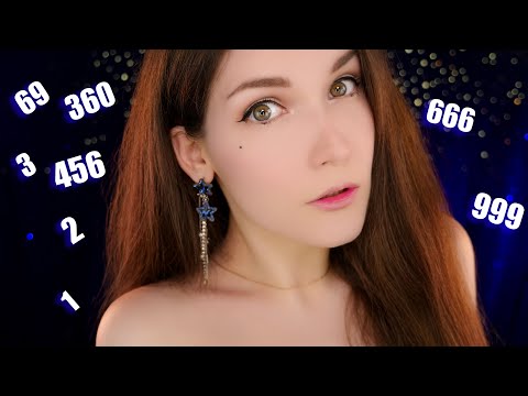 АСМР Отсчет от 1 до 1000 🔊1️⃣0️⃣0️⃣0️⃣ ASMR Counting to 1000 ⏰