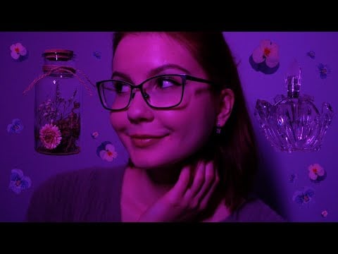 ASMR | show&tell of different pretty things | tapping, scratching, overexplaining and rambling
