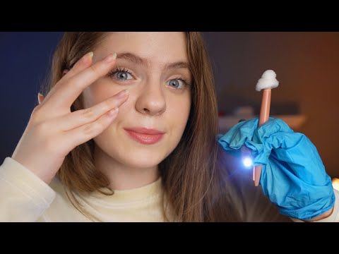 ASMR Fast & Aggressive Cranial Nerve Exam BUT With Your Eyes CLOSED! ✨ Medical Doctor Roleplay