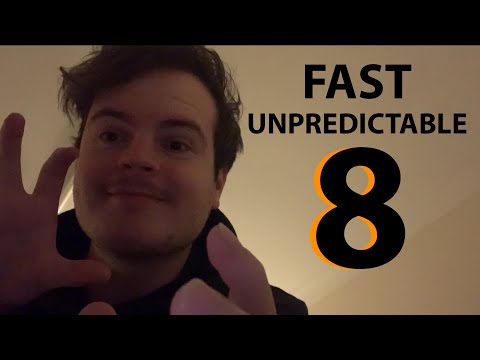 Fast & Aggressive ASMR Unpredictable Random Triggers 8 (lofi) Invisible Triggers, Table Tapping +