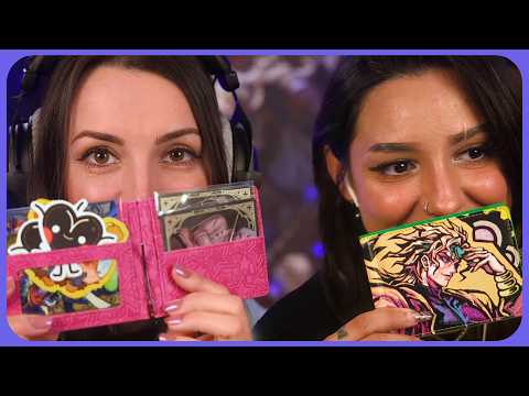 2 Minute ASMR | I got AMAZING Jojo's Wallets and Art Cards (feat. @NippieASMR )