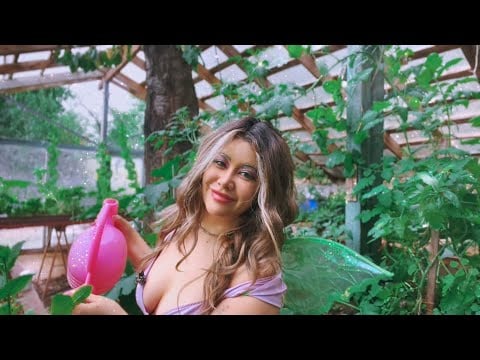 ASMR Winx Fairy Flora pampers you in her magical garden