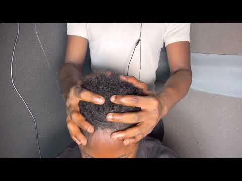 ASMR🔆SLEEP INDUCING SCALP AND HEAD MASSAGE, SO RELAXING, NO GUM SOUND.CRISPY SOUND TRIGGERS.
