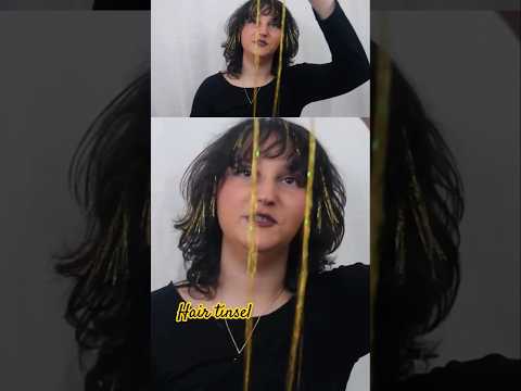 Installing hair tinsel #asmr #asmrvideos #hair #personalattention #relaxing