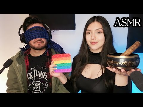 Asmr ADIVINA EL TRIGGER con @SleepyLegendASMR - Jenn ASMR