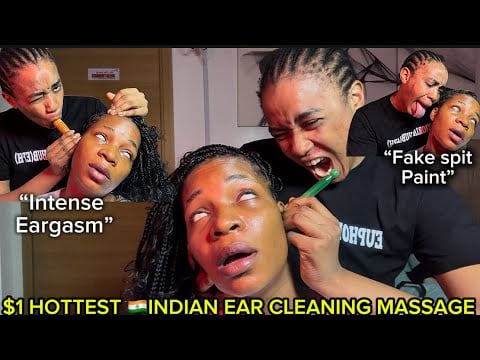 ASMR✨INDOOR STREET INDIAN🇮🇳HEAD& EAR INTENSE MASSAGE,SPITPAINT THAT SENT KAMSI TO ANOTHER DIMENSION 