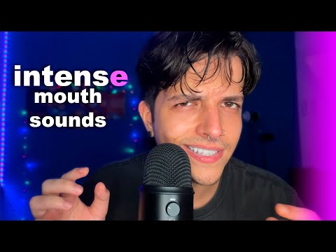 Intense Mouth Sounds ASMR com (hand movements e tapping)