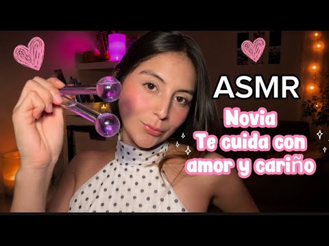 ASMR Tu Novia te cuida con amor y cariño 💕