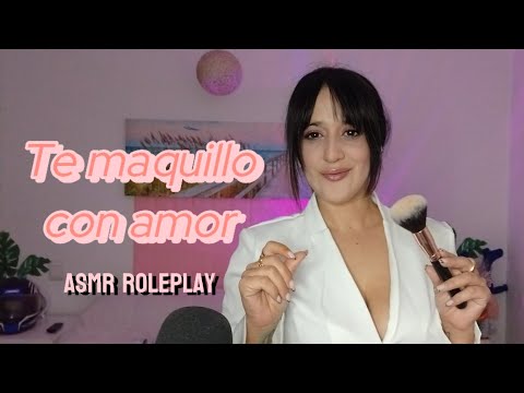 ASMR - Te maquillo con amor y susurros | Roleplay amiga antes de un evento especial 💄