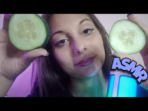 ASMR | NAMORADA FAZENDO A SUA SKIN CARE