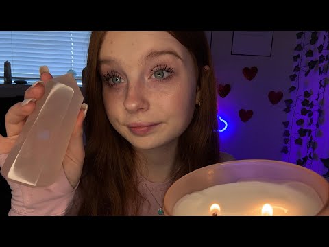 ASMR Meditation & Energy Cleansing 🧡 (Positive Affirmations)