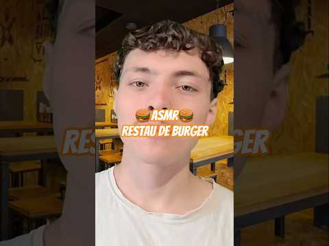 asmr🍔restaurant de burger🍔