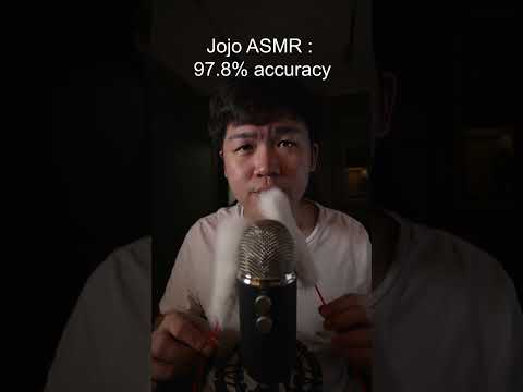 Jojo ASMR 97.8% accuracy #asmr