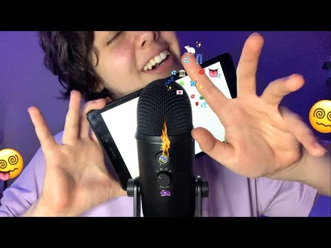 [ASMR] 🔥 Sons de boca sensíveis em quanto sussurro trava línguas 🥵👅💦