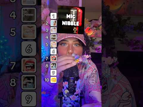 Rating ASMR triggers 1-10👀😂 #asmrtingles #asmrvisuals #asmt