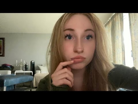 asmr fabric scratching + talking 🍓