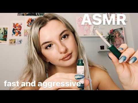 ASMR: fast and aggressive doing your skincare ✨