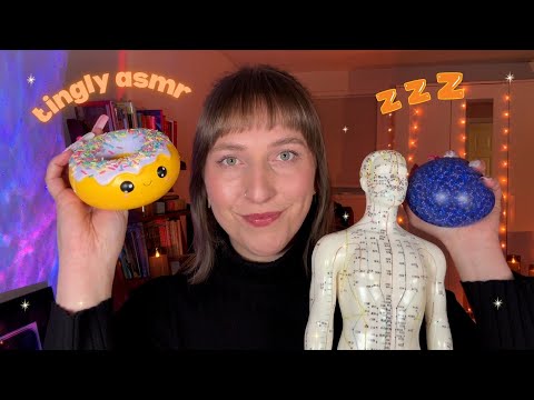 All My New ASMR Triggers😍 Acupuncture Doll, Squishy Stress Ball & Donut w/ Sprinkles🌙