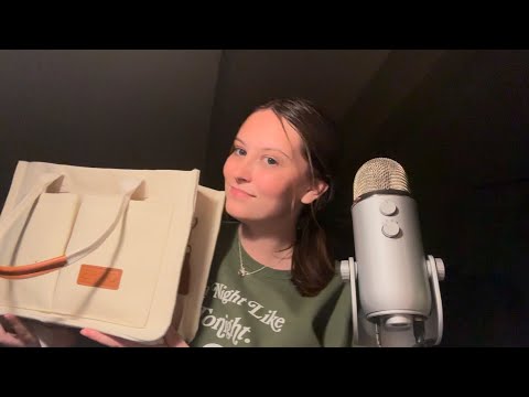 ASMR What’s In My Bag? Tapping, scratching, rambles