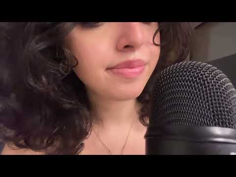 ASMR 🥵 the heat waveeeee is killing me + random triggers (brushing, spoolie, mic sounds)