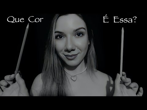 ASMR: VOCÊ CONSEGUE ADIVINHAR QUAIS SÃO ESSAS CORES? teste de intuição em voz suave para relaxamento