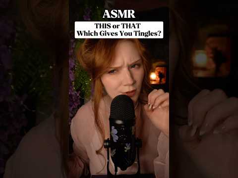 This or That asmr 🐝 Mic scratching Mouth sounds Clicky whisper