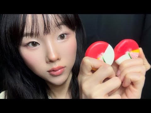 🍭 제사상 캔디 먹방 ASMR | push pop candy , no talking real sound , satisfying licking & crunchy eating