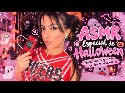 🎃 ASMR Especial de Halloween 👻 Barulhinhos para Relaxar, Dormir e Sentir Arrepios 💗