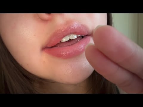 asmr ~ attempting spit painting w/ mouth sounds & some stutters