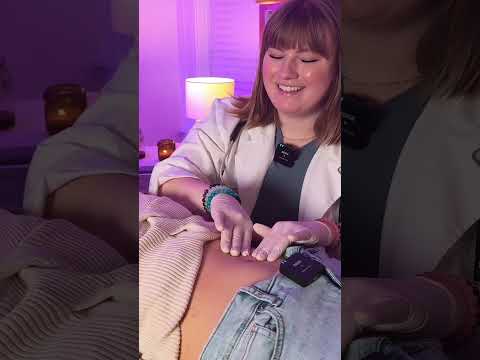 ASMR Stomach Examination 🩷 #asmr #asmrrealperson #asmrmedical #asmrtingles #asmrsounds