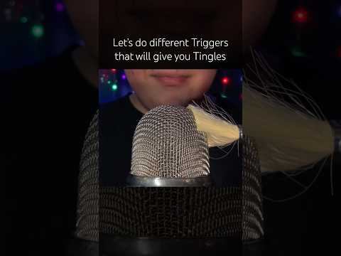 Different Triggers that will give you Tingles! 🩵 #asmr