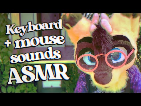 Furry ASMR | Gentle keyboard and mouse sounds for sleep!
