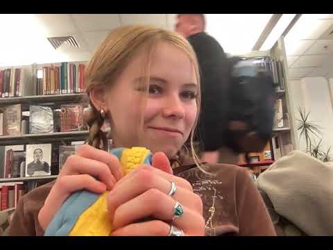 asmr in the library!